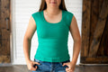 Maeve Double Layered Cap Sleeve Top