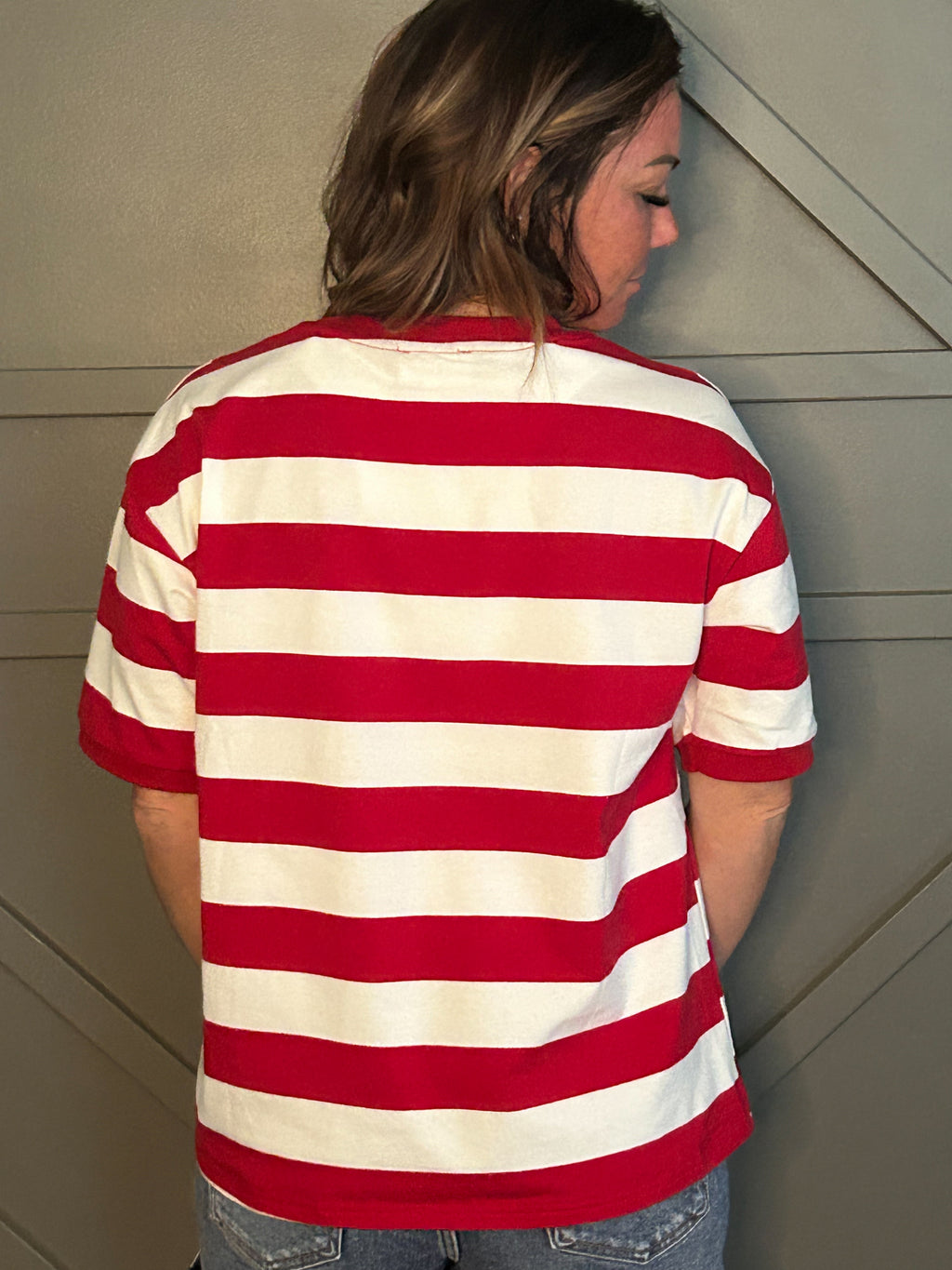 Liberty Striped Top With Star