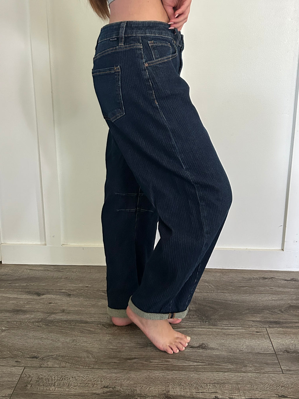 Demi Risen Barrel Jeans