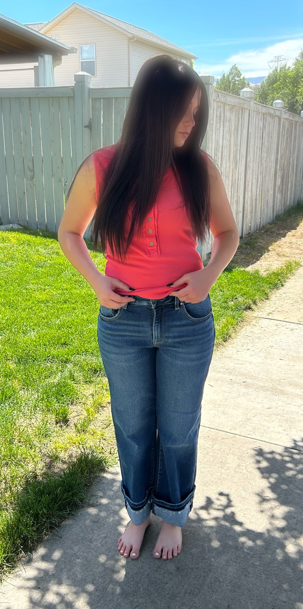Ellie Risen Straight Jeans