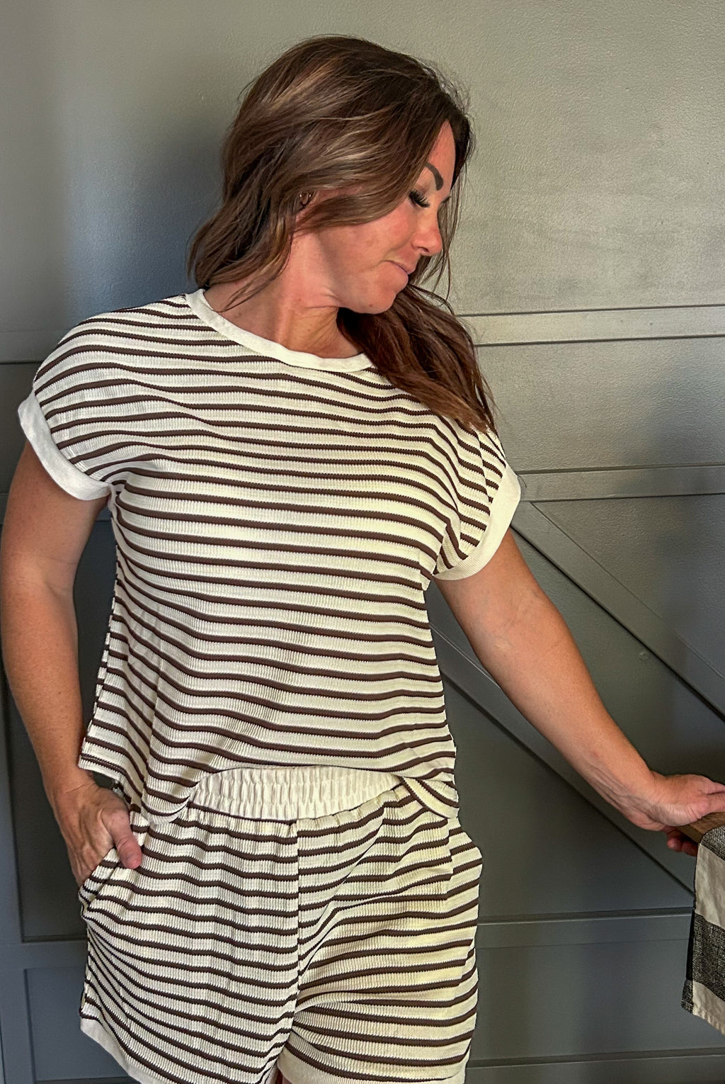 Sienna Striped Lounge Set