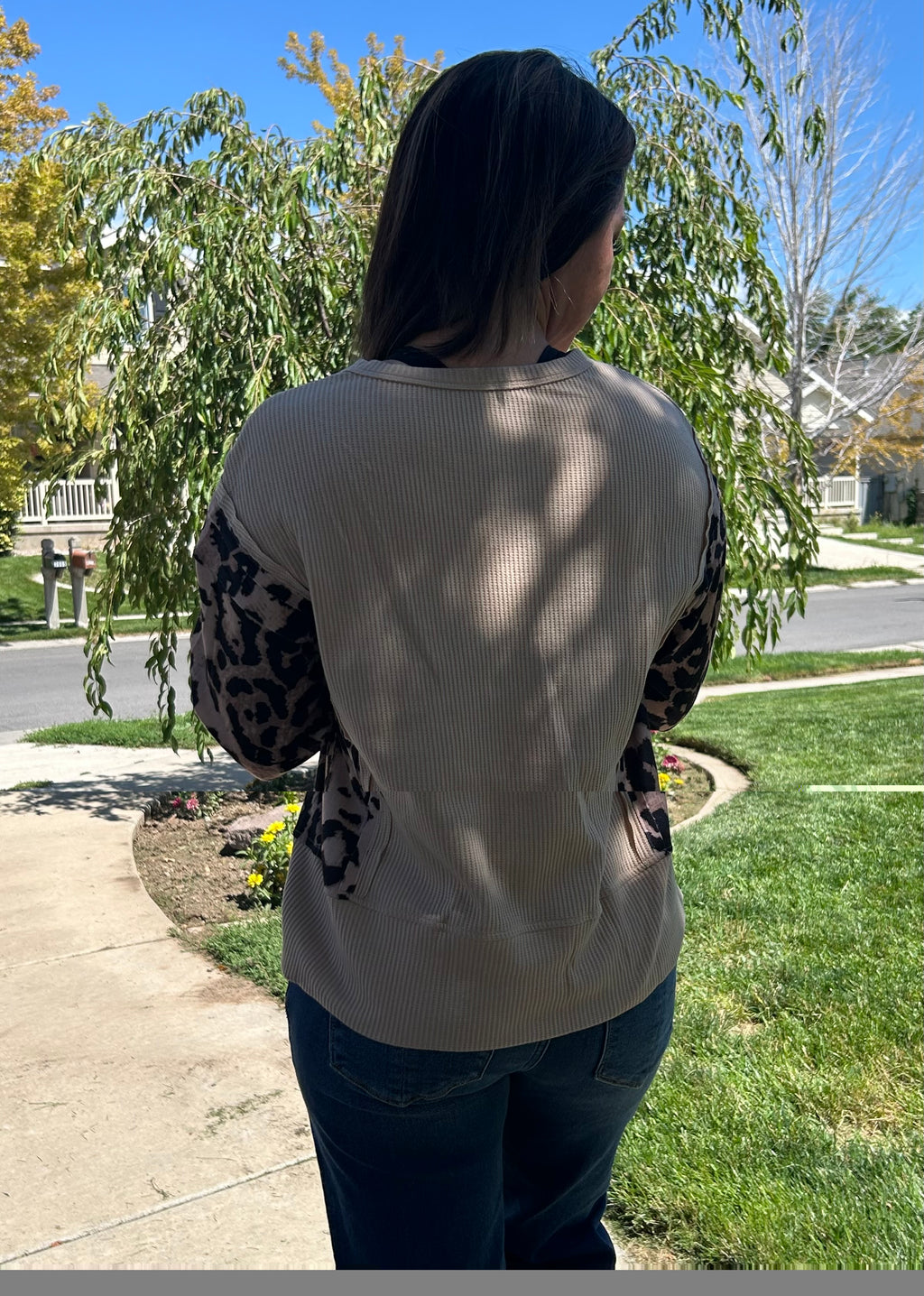 Stella Leopard Sleeve