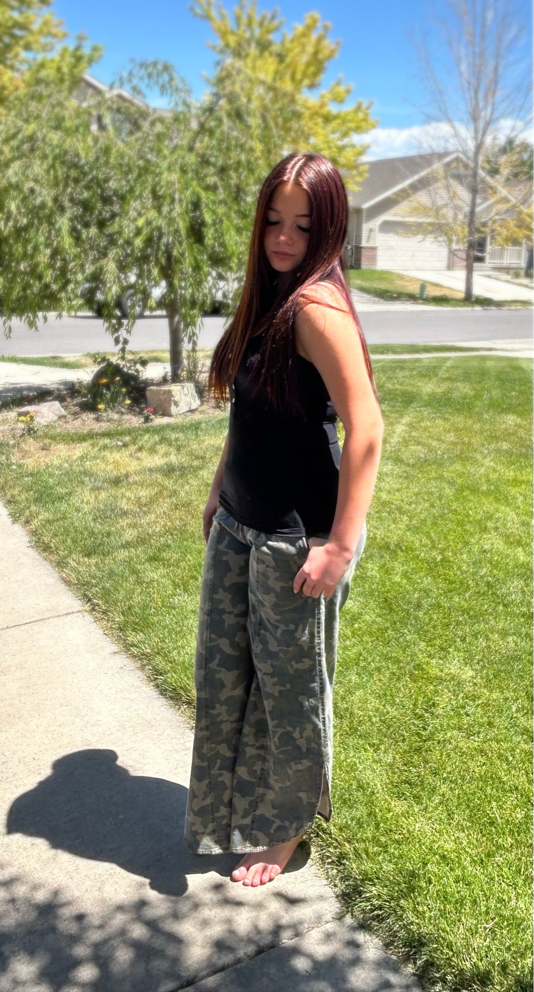 Felicity Camo Bottoms