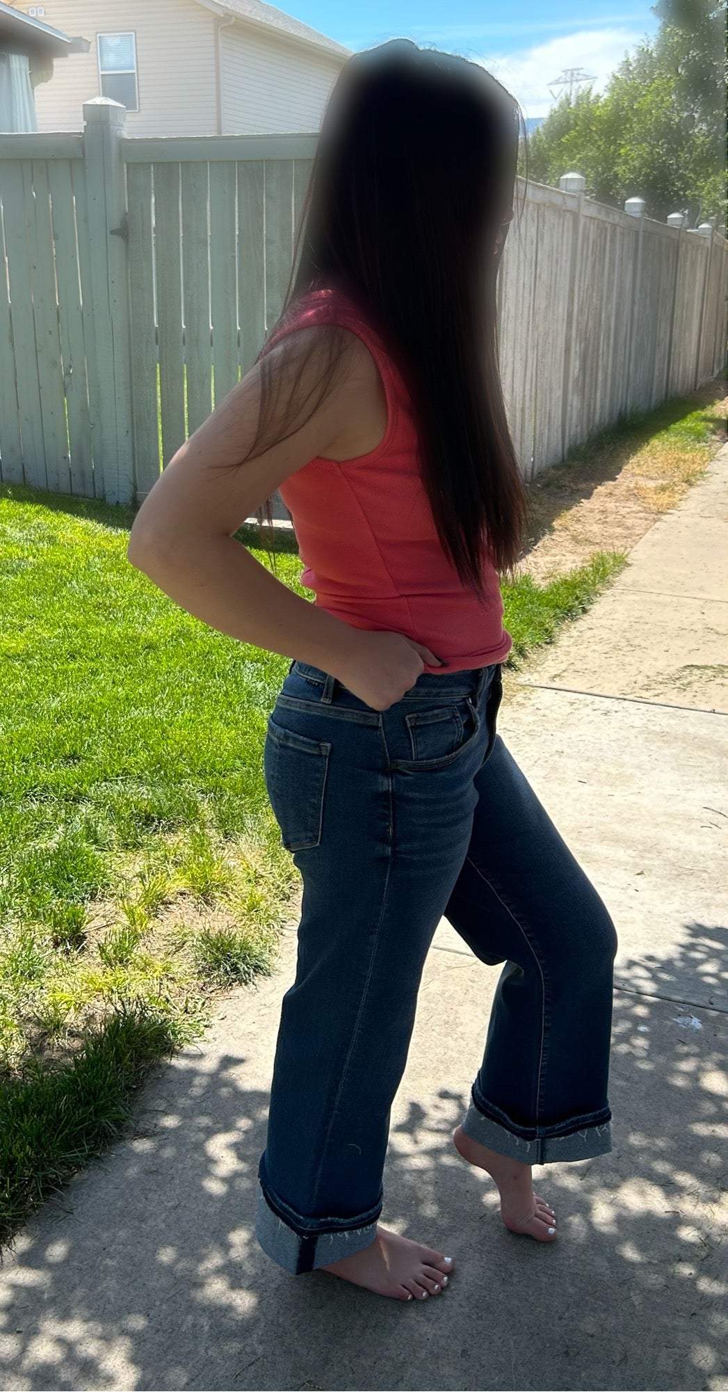 Ellie Risen Straight Jeans