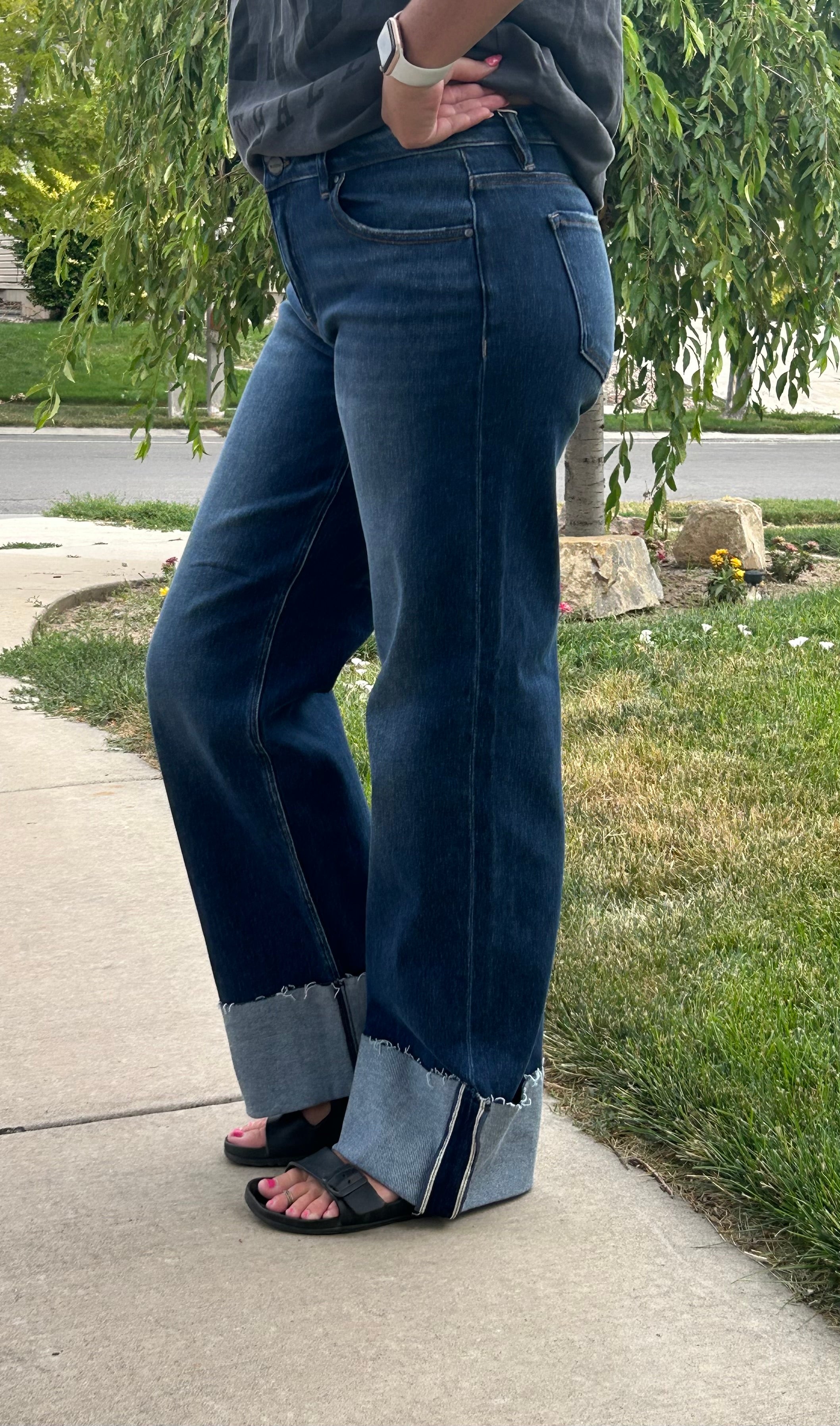 Heather Risen Wide Leg Tall Girl Jeans