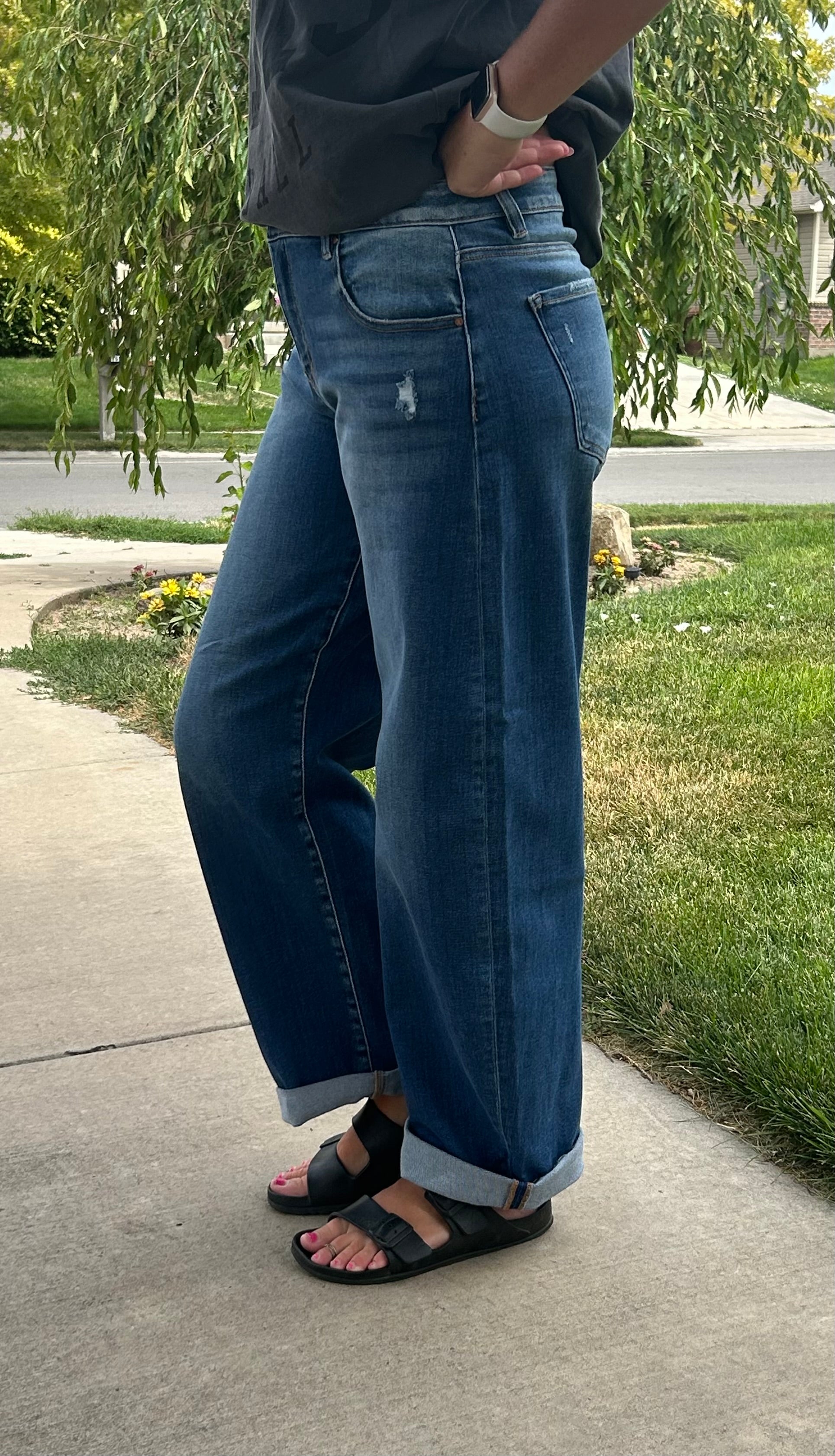 Kelli Risen Barrel Tall Girl Jeans