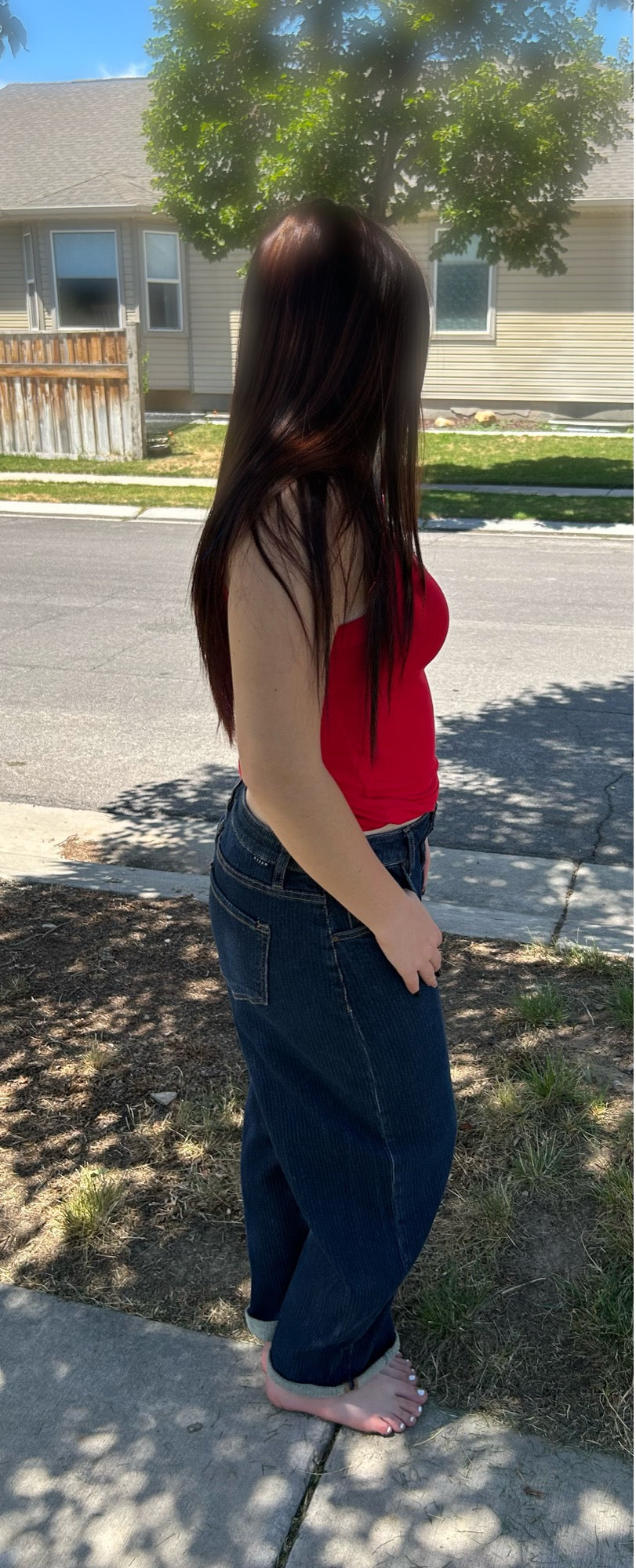 Demi Risen Barrel Jeans