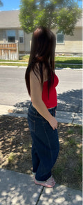 Demi Risen Barrel Jeans