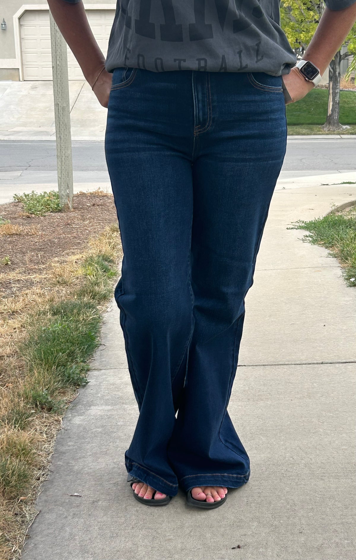 Megan Risen High Rise Wide leg Tall Girl Jeans