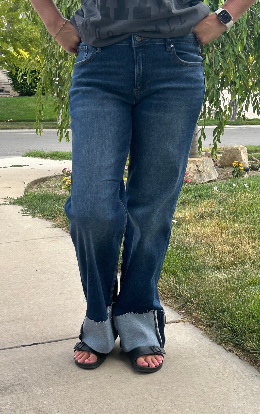 Heather Risen Wide Leg Tall Girl Jeans