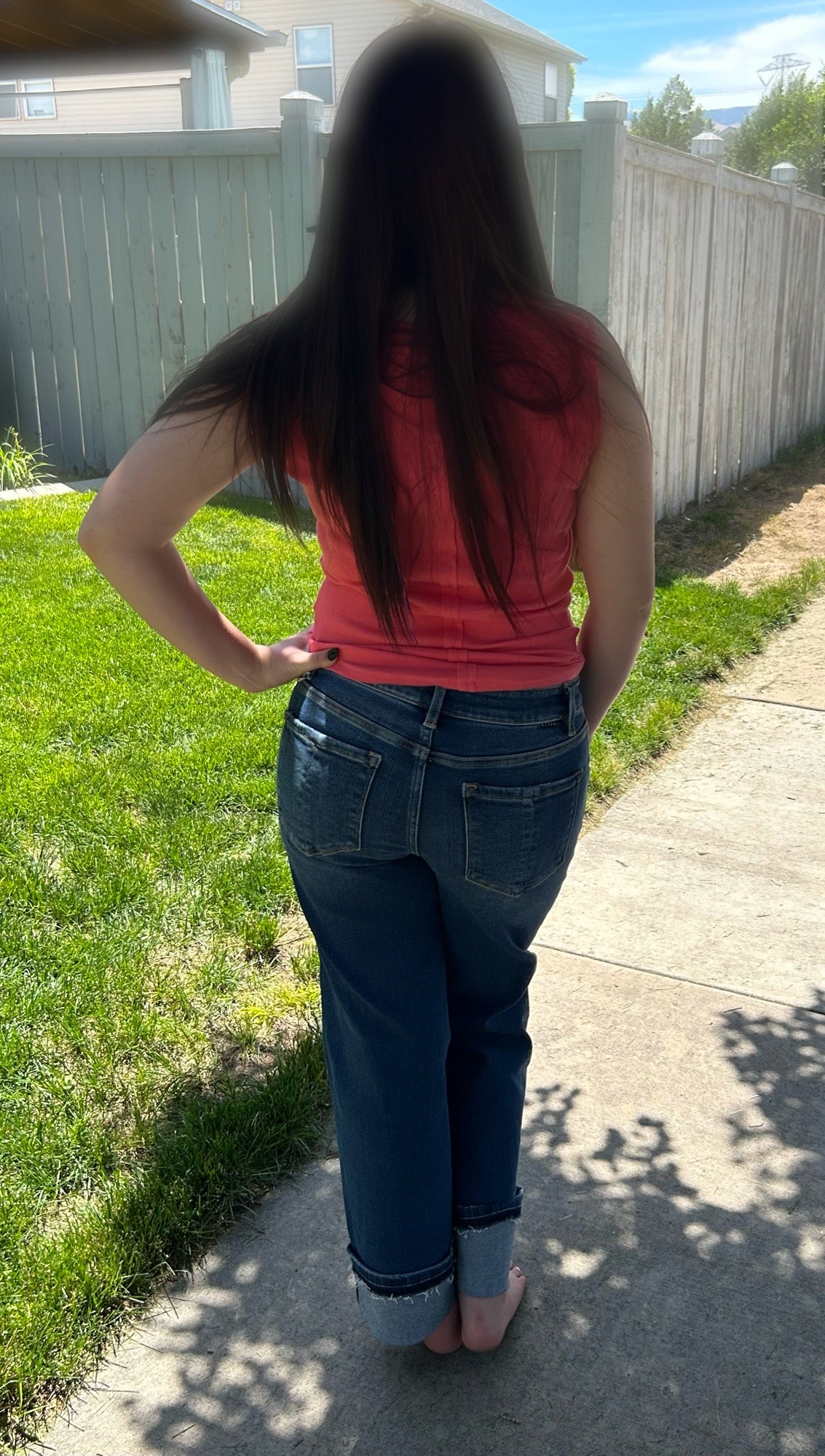 Ellie Risen Straight Jeans