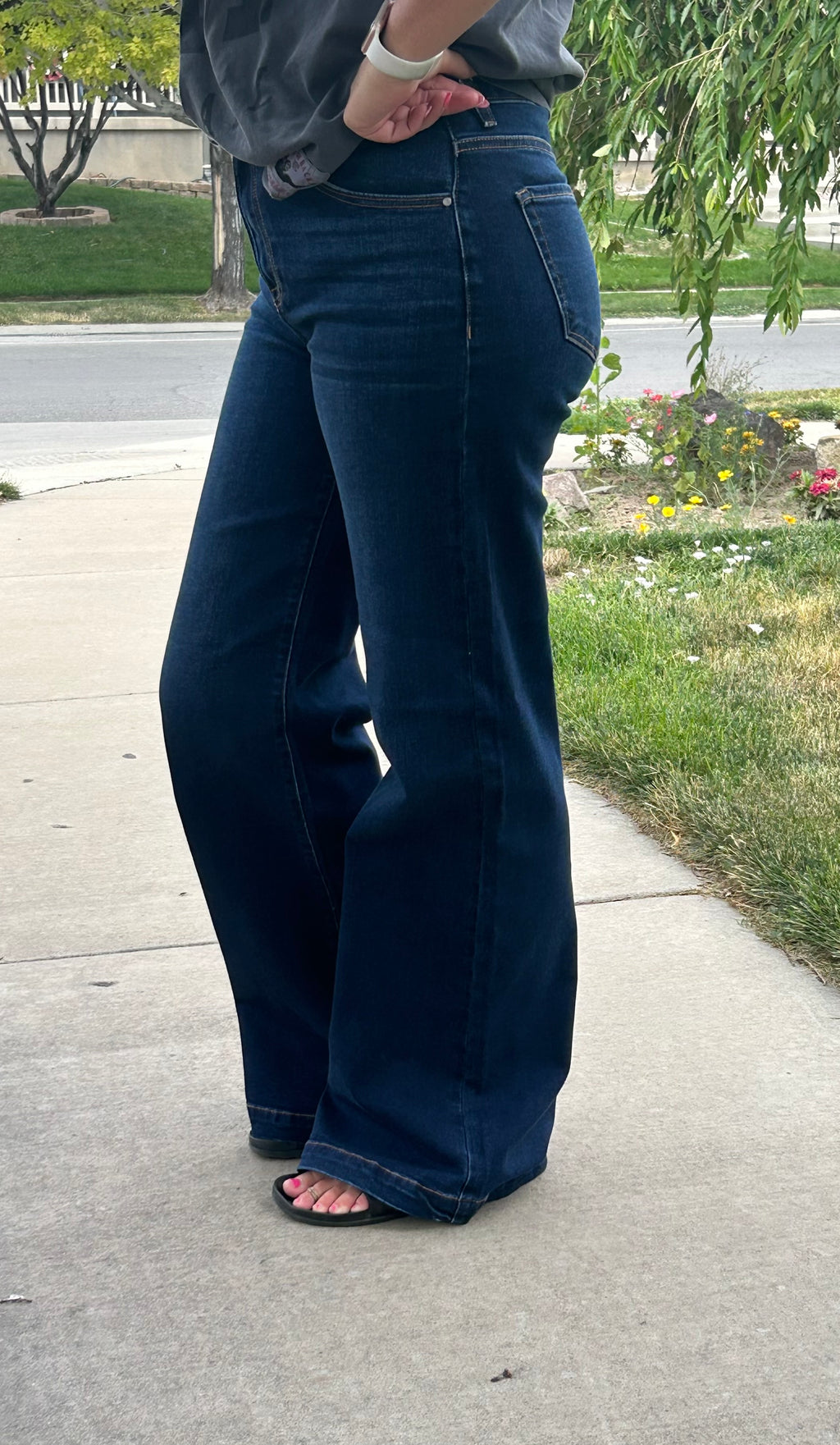 Megan Risen High Rise Wide leg Tall Girl Jeans