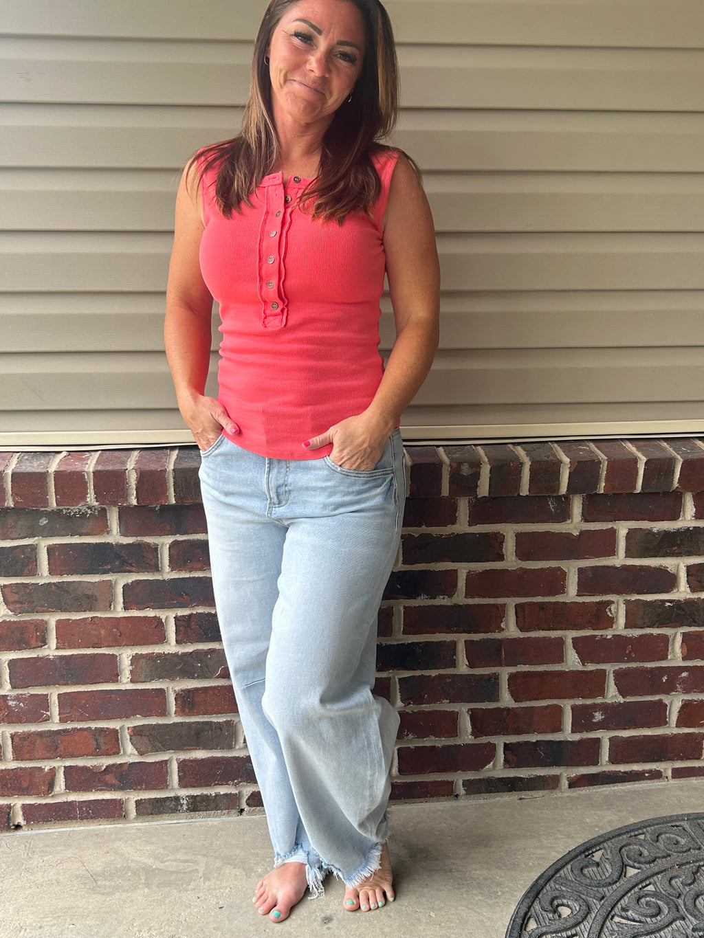 Ashley Risen Barrel Jeans