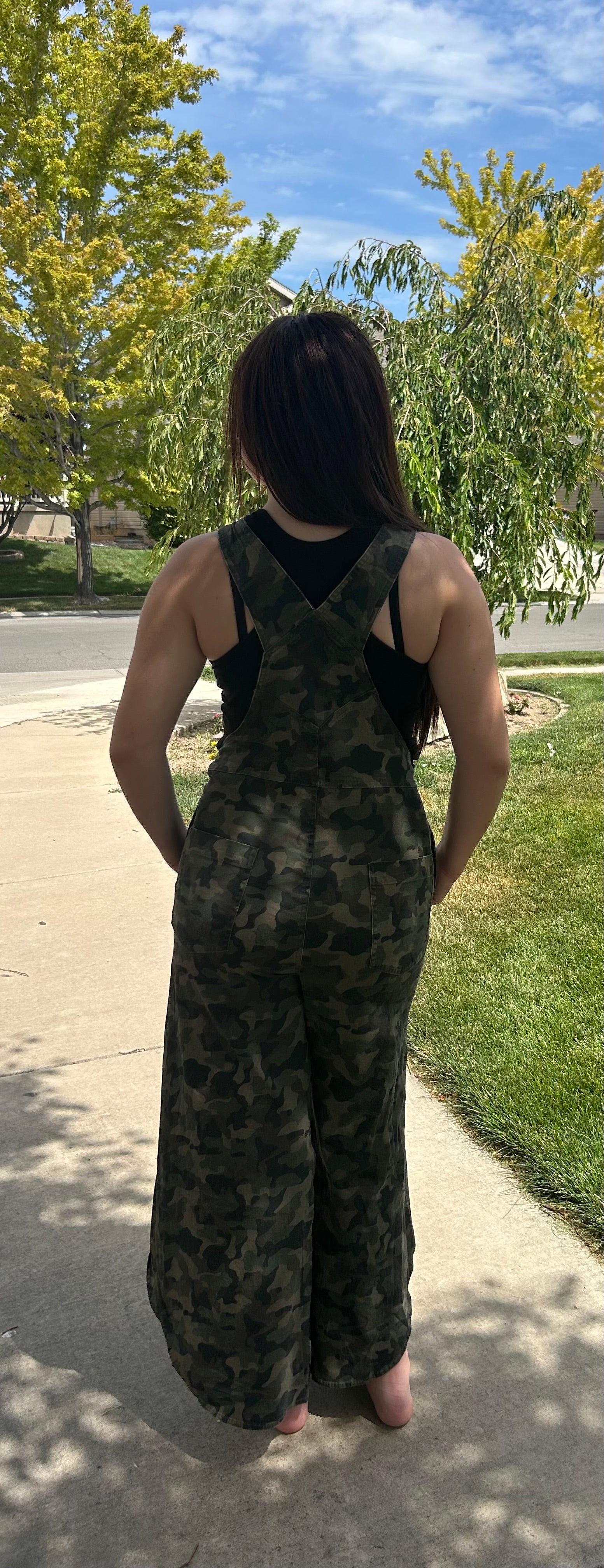 Jessica Camo Overalls