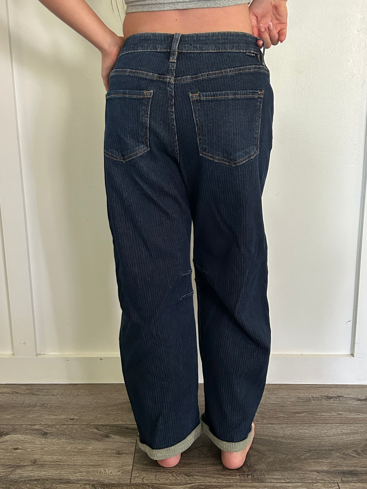 Demi Risen Barrel Jeans
