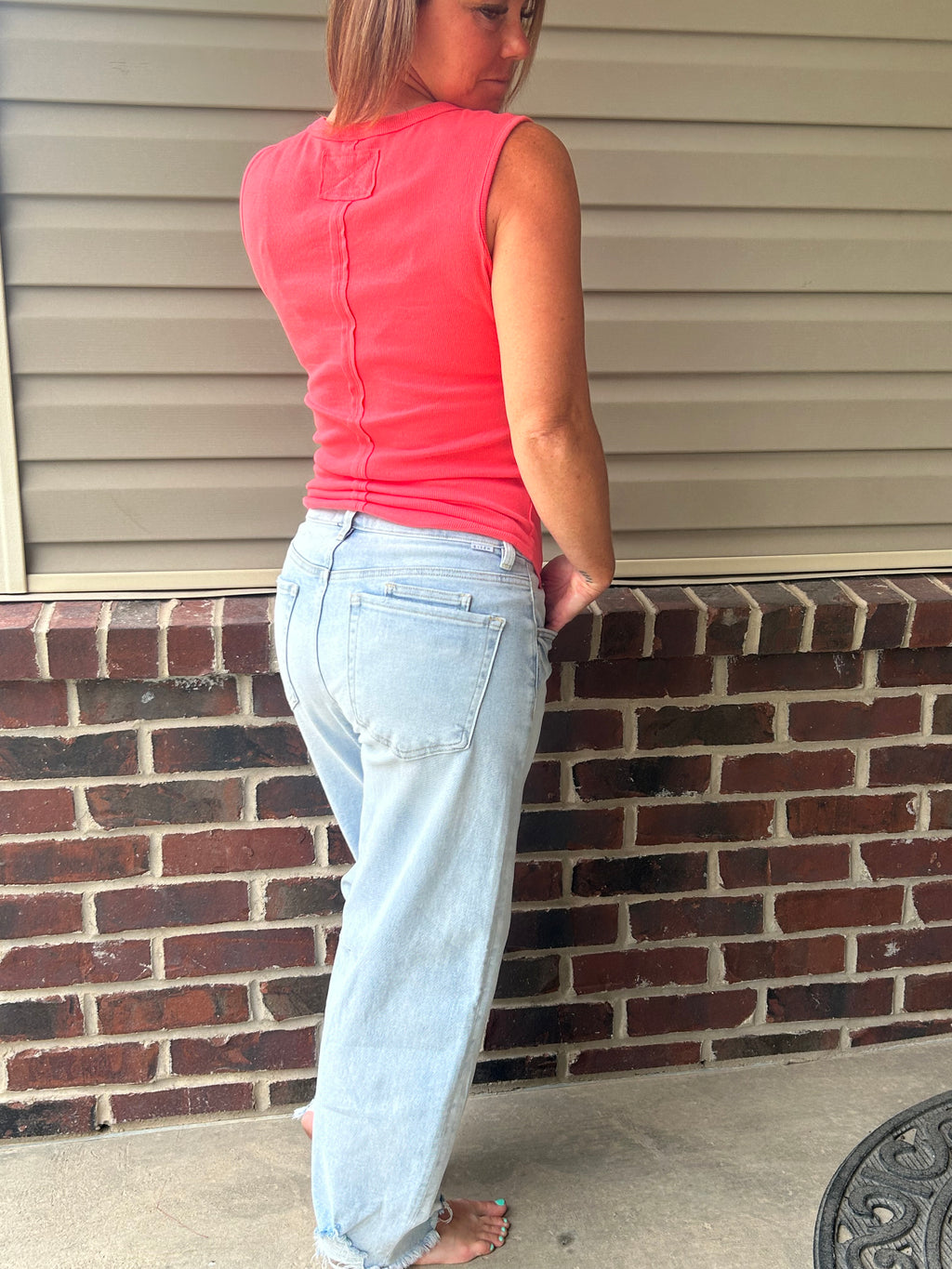Ashley Risen Barrel Jeans